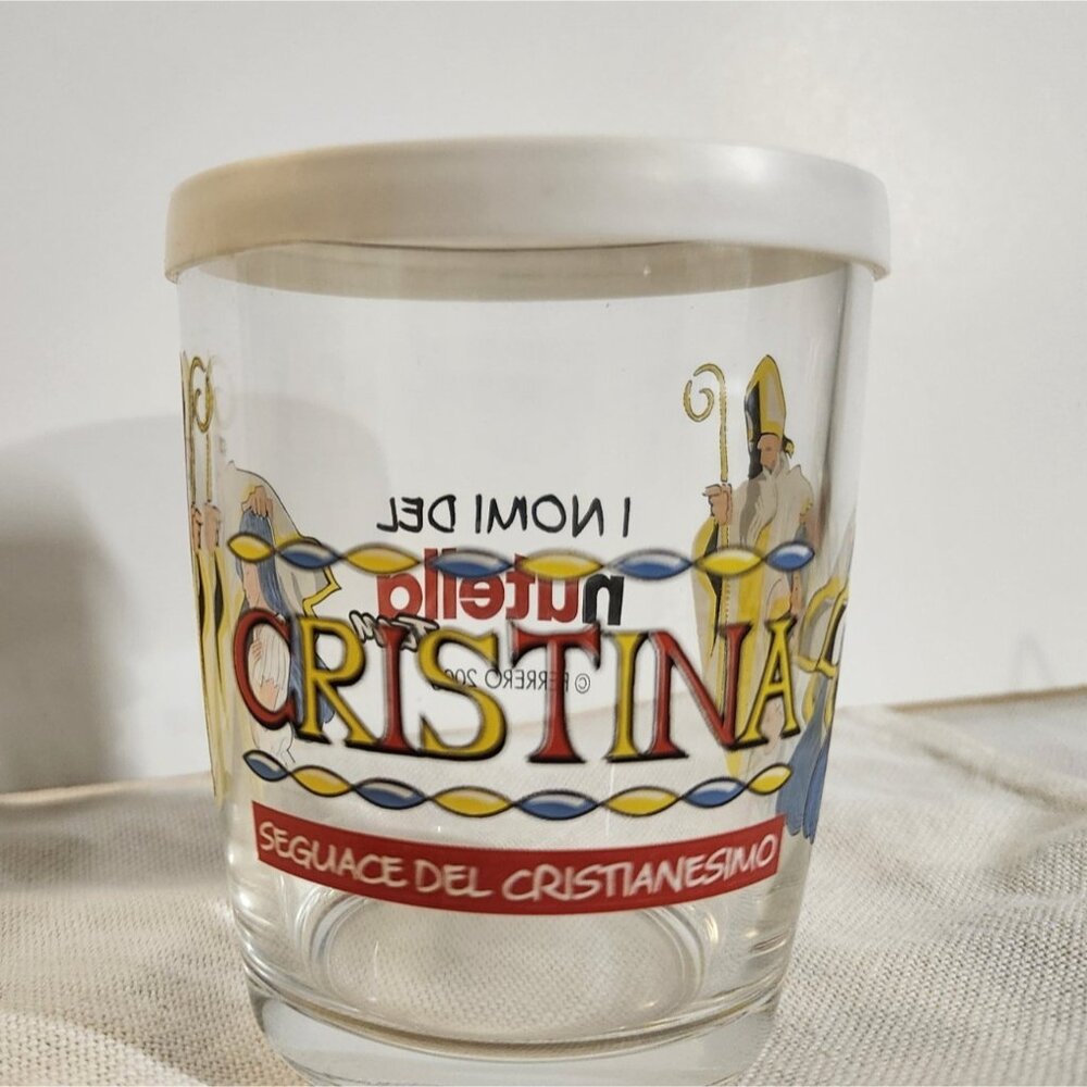 Nutella Jar Limited Ed. Italy I Nomi Del Nutella Team Name Cristina Ferrero 2003